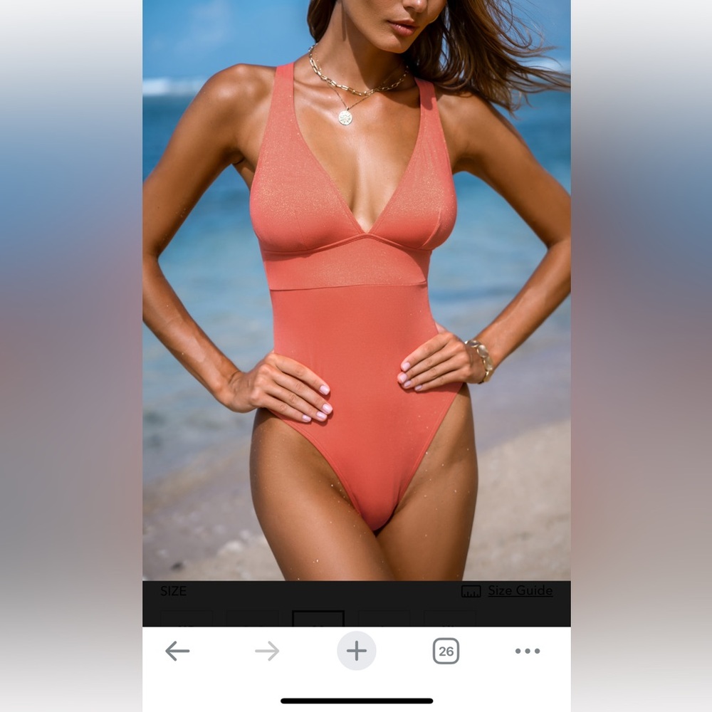 Cupshe never worn with rags and in bag- one piece suit. Size medium